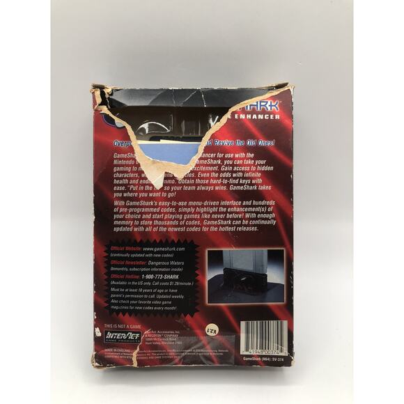 InterAct GameShark V.2.1 For Nintendo 64 N64 Authentic - Picture 5 of 6